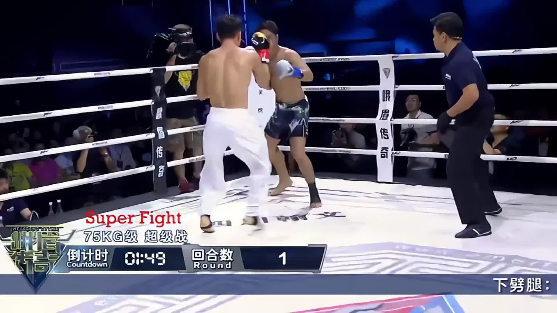 日本空手道高手来华挑战，太极实战第一人出山，遭韩飞龙用腿狂虐