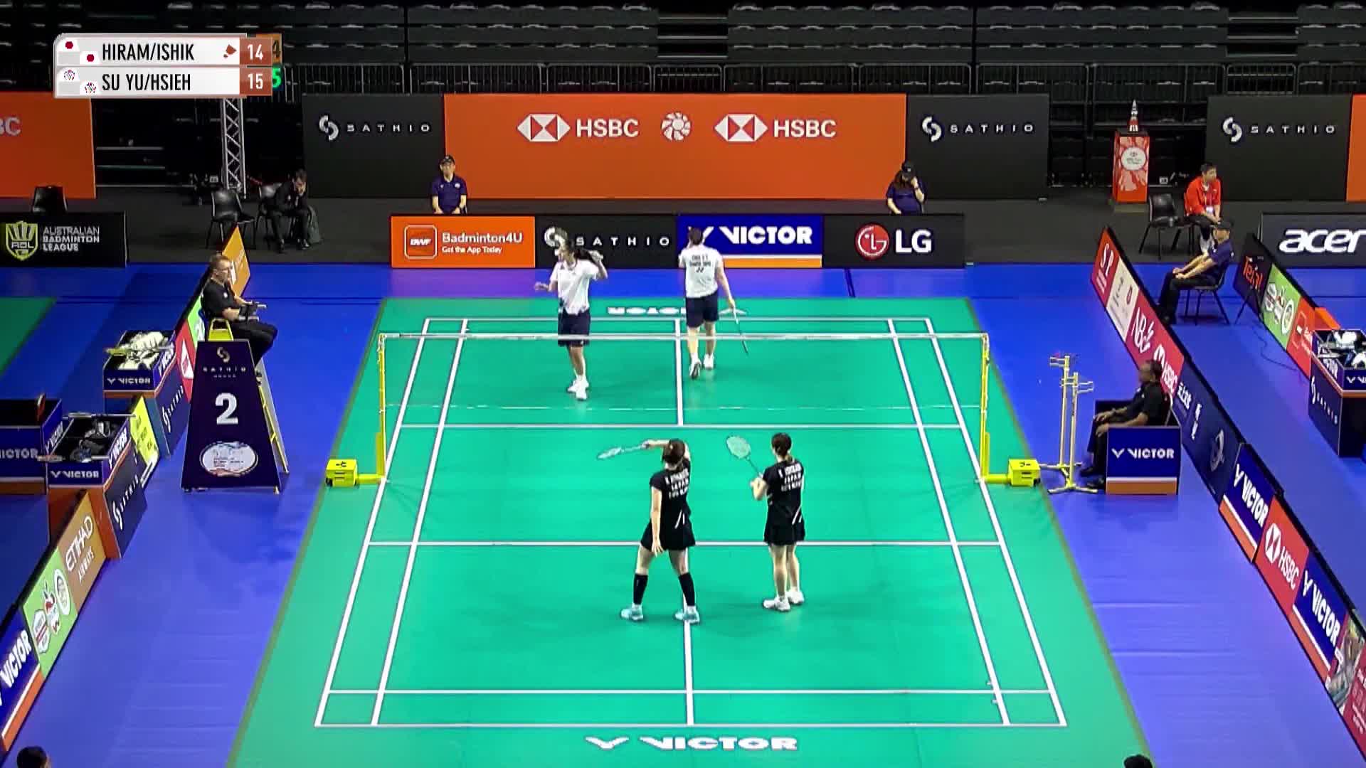 【回放】女双	平本梨梨菜/石川心菜vs陈肃谕/谢宜恩 2025澳大利亚羽毛球公开赛 清流