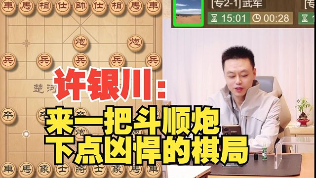 许银川：来个斗顺炮吧，下凶悍一点