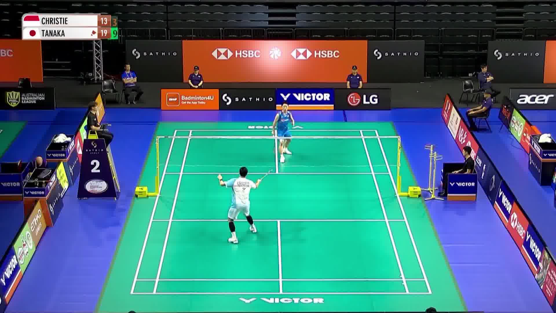 乔纳坦正手突击边线得分