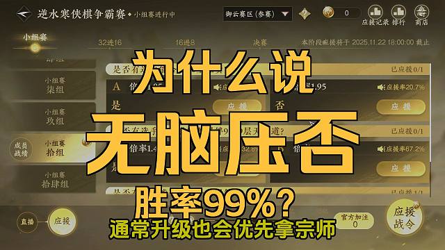 赛事应援投票应该选什么？主包已梭哈