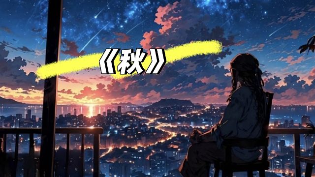 你是否有忘不掉的那个人？新人自制emo英文歌曲《秋》