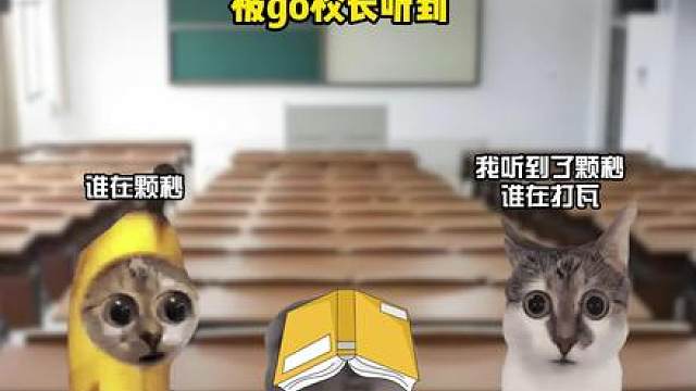 当你上课睡觉说梦话说出颗秒被go校长听到时