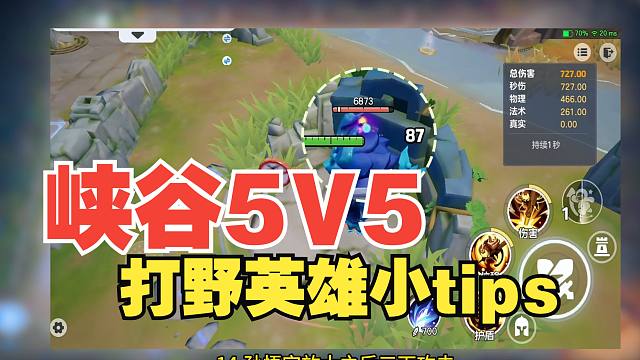 元梦之星峡谷5V5模式打野英雄小技巧