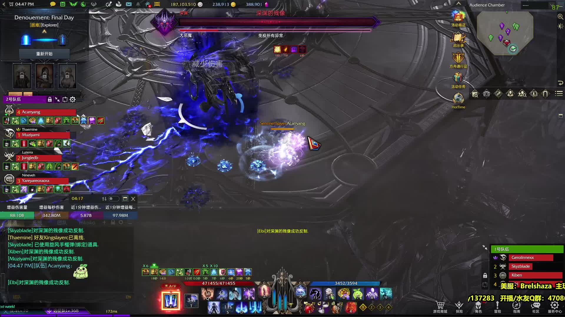 困难首周终幕P1野队通关留念