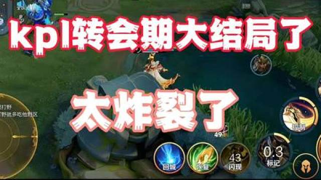 kpl转会期大结局了，真的太炸裂了！