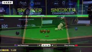 含金量十足，趙心童開(kāi)掛準(zhǔn)度5:2羅伯遜，拿到職業(yè)生涯第四冠