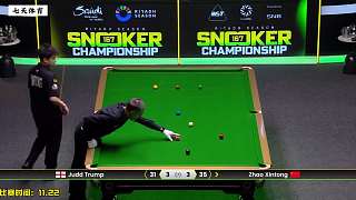 3:3決勝局，趙心童炸裂斯諾克無解中袋，4:3絕殺小特晉級決賽