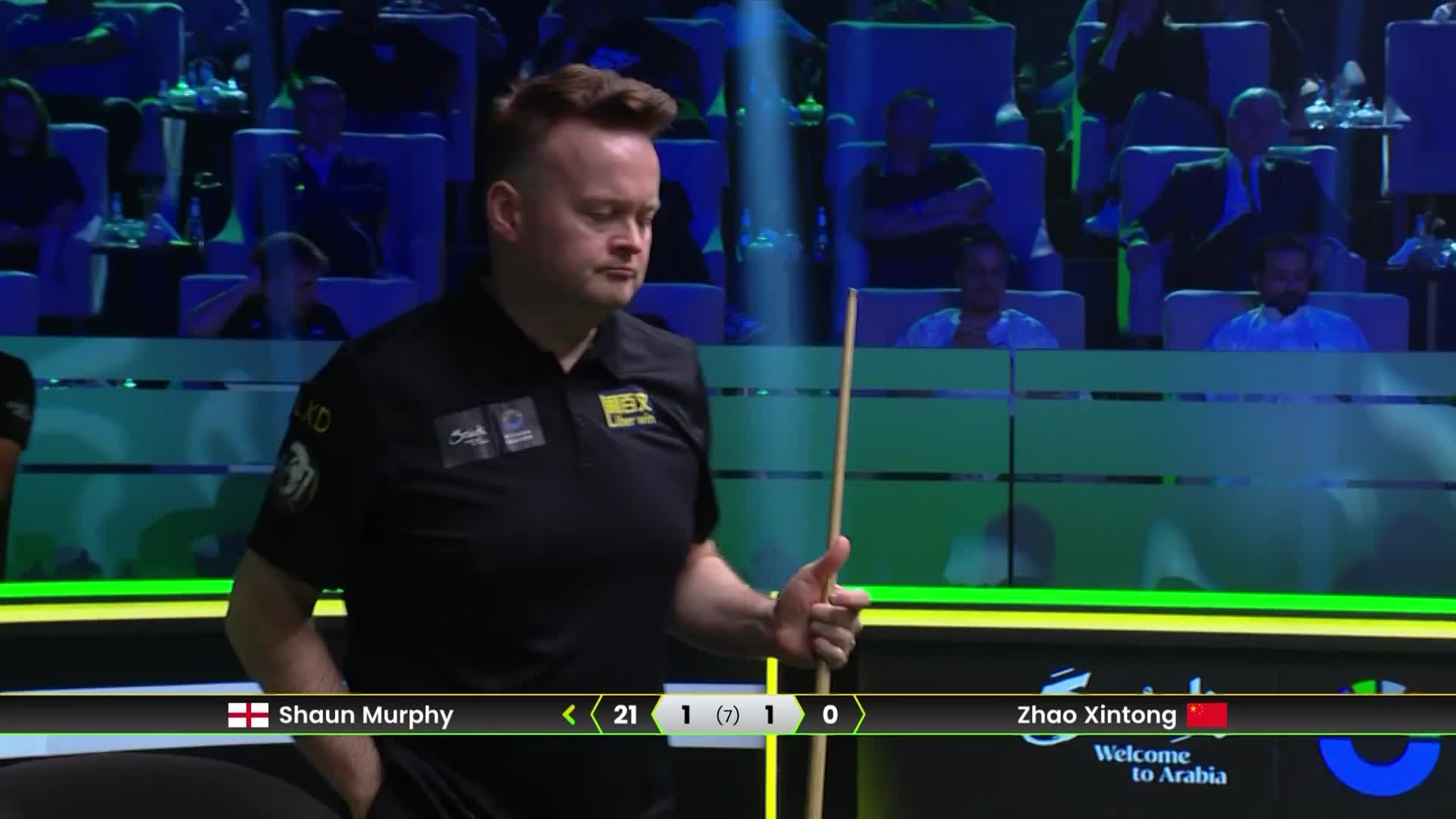 赵心童VS肖恩·墨菲 2025斯诺克利雅得锦标赛 第三局