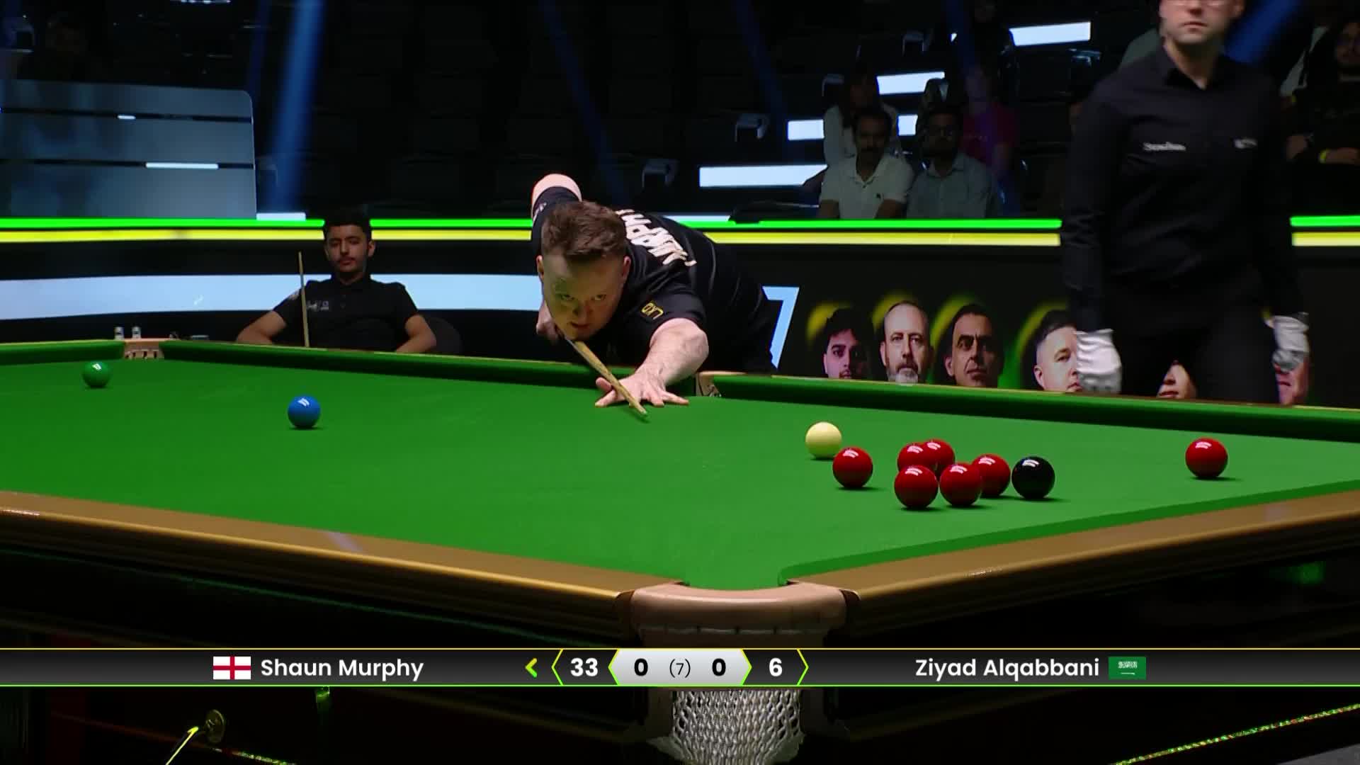 肖恩·墨菲VS齐亚德·卡巴尼 2025斯诺克利雅得锦标赛 第一局