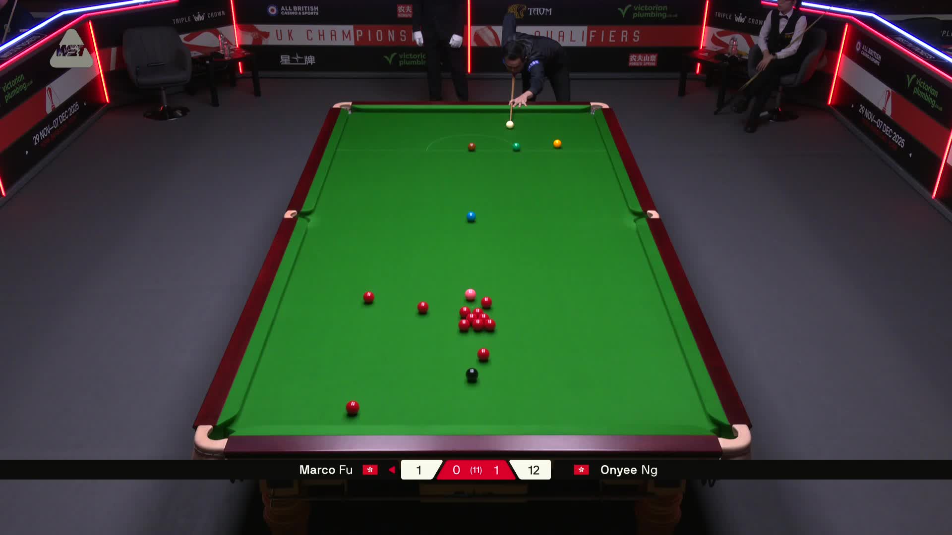 傅家俊VS吴安仪 2025斯诺克英锦赛资格赛 第二局