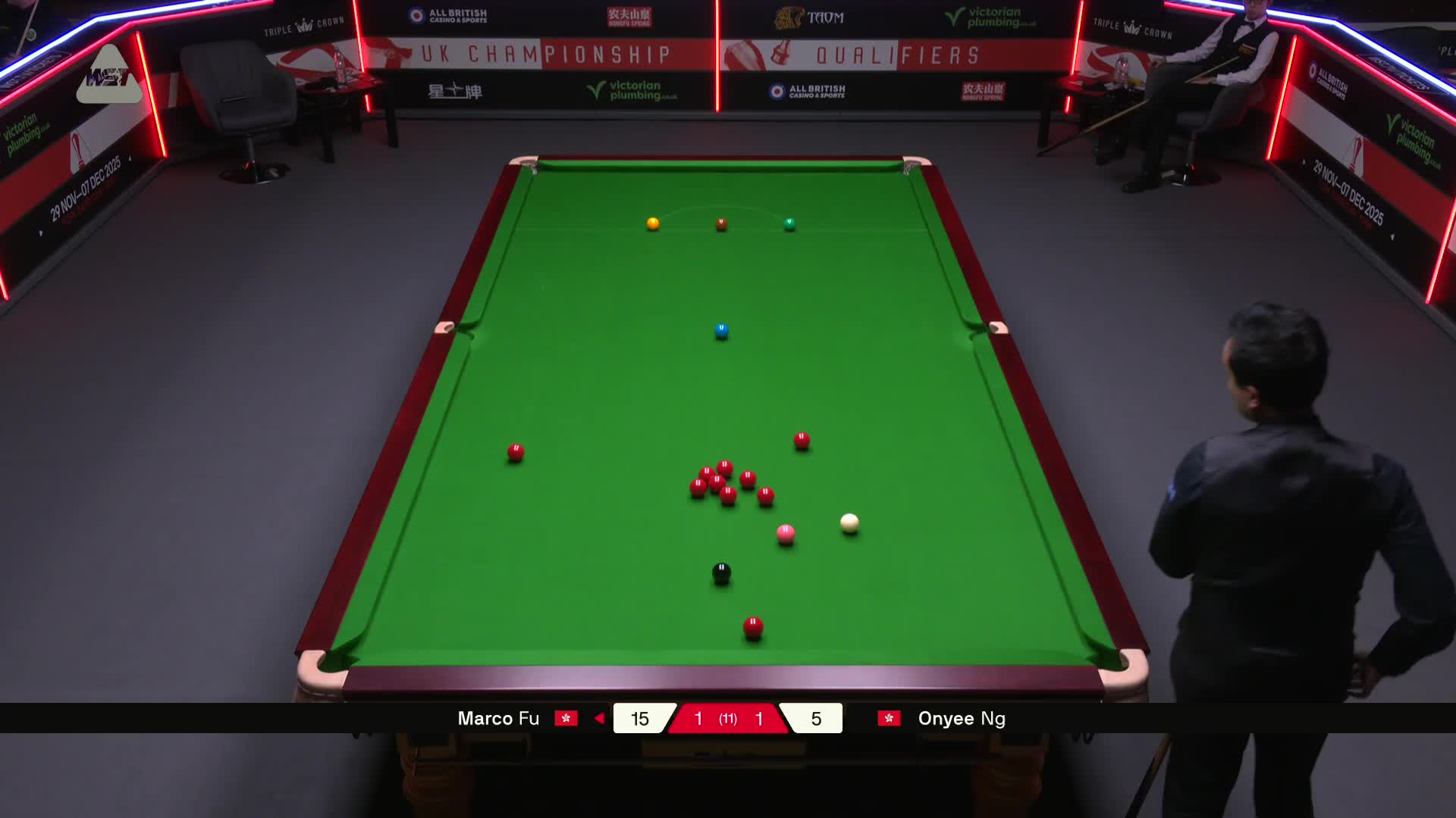 傅家俊VS吴安仪 2025斯诺克英锦赛资格赛 第三局