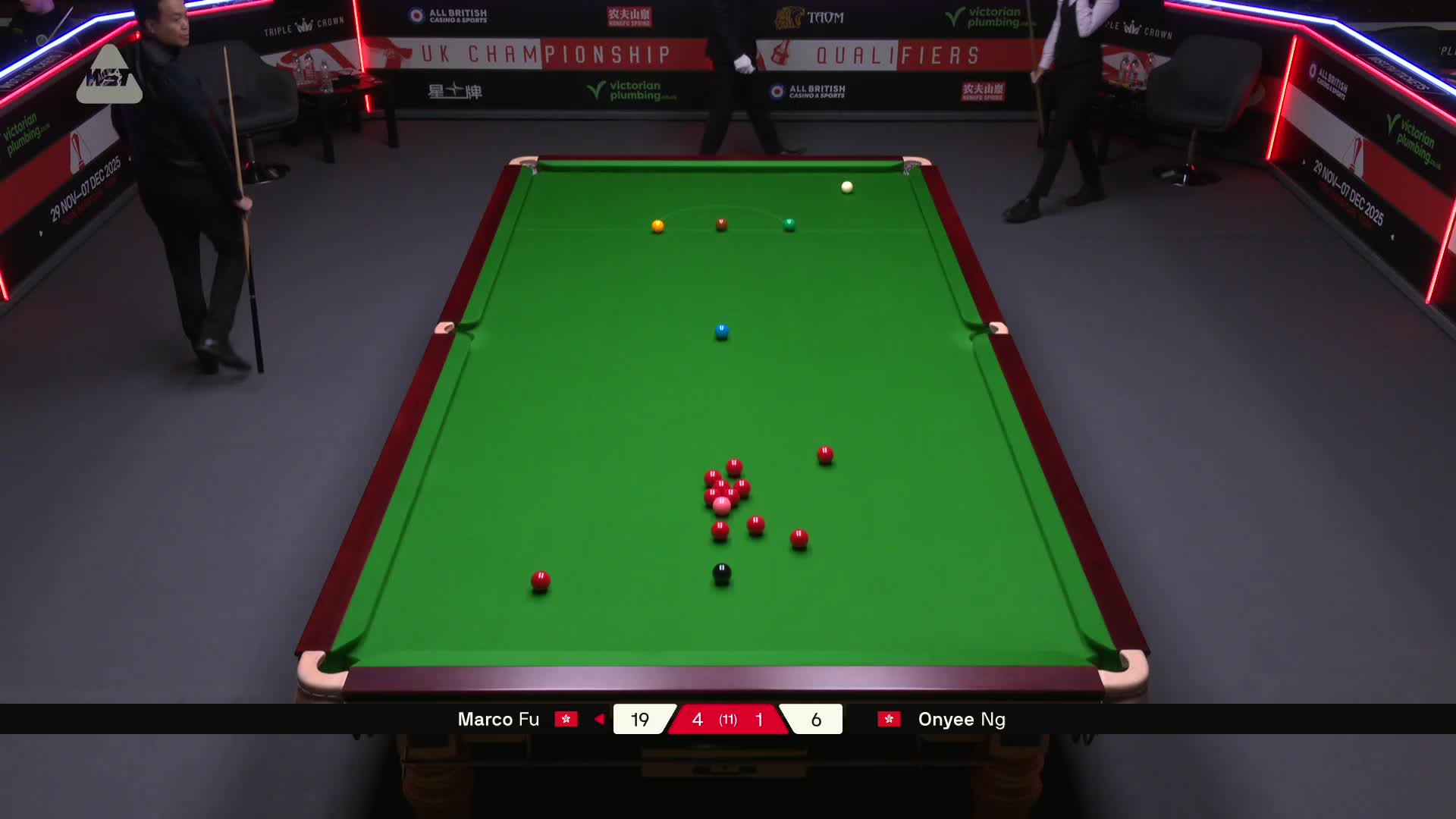 傅家俊VS吴安仪 2025斯诺克英锦赛资格赛 第六局