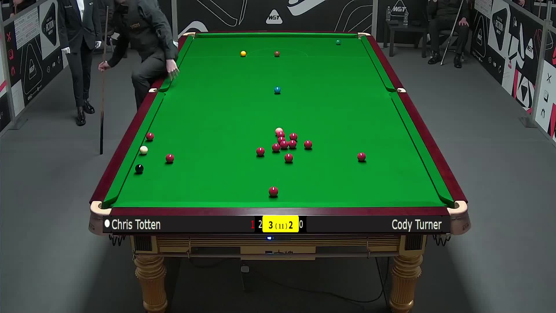 克里斯·托顿VS科迪·特纳 2025斯诺克英锦赛资格赛 第六局
