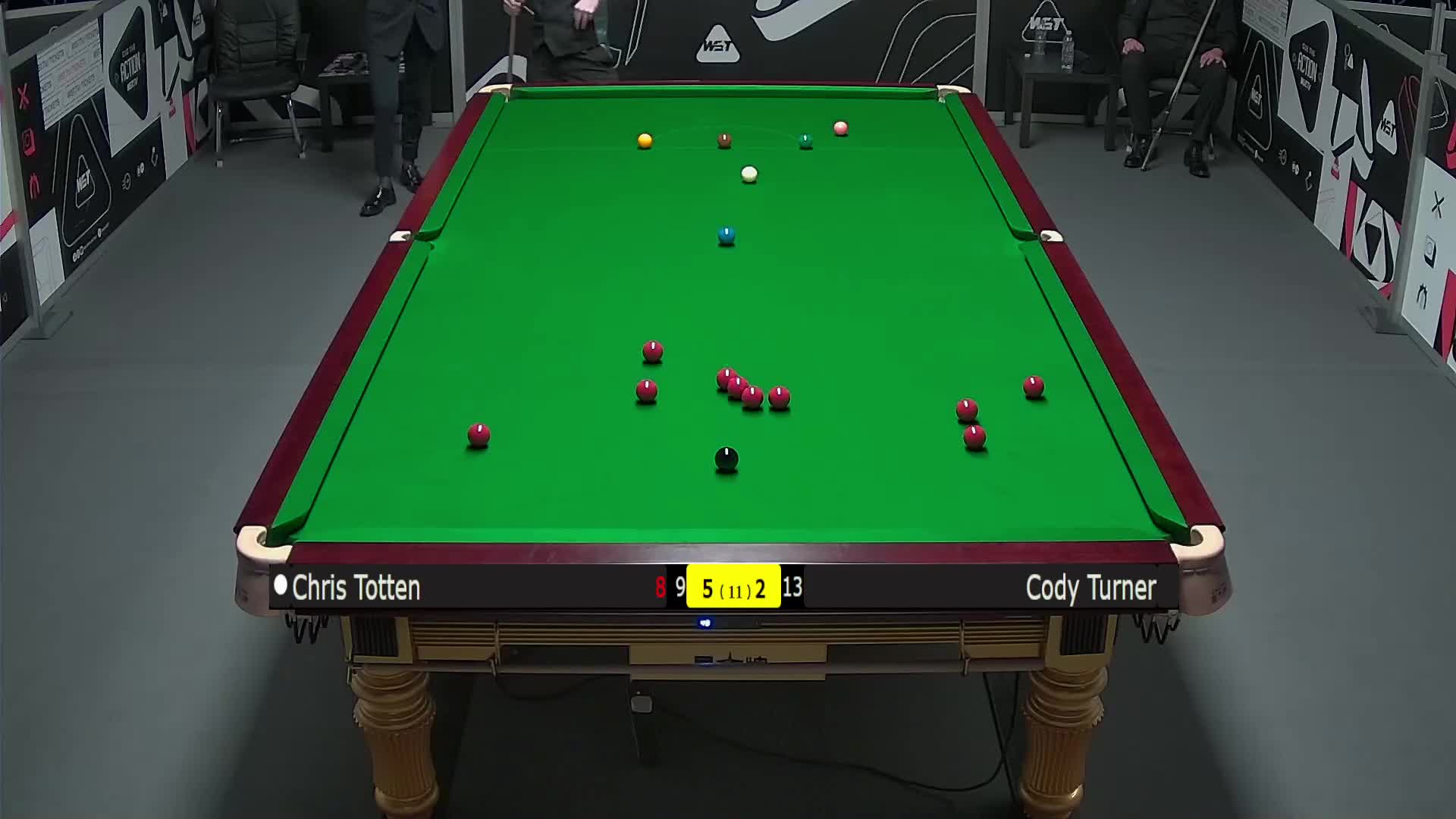 克里斯·托顿VS科迪·特纳 2025斯诺克英锦赛资格赛 第八局