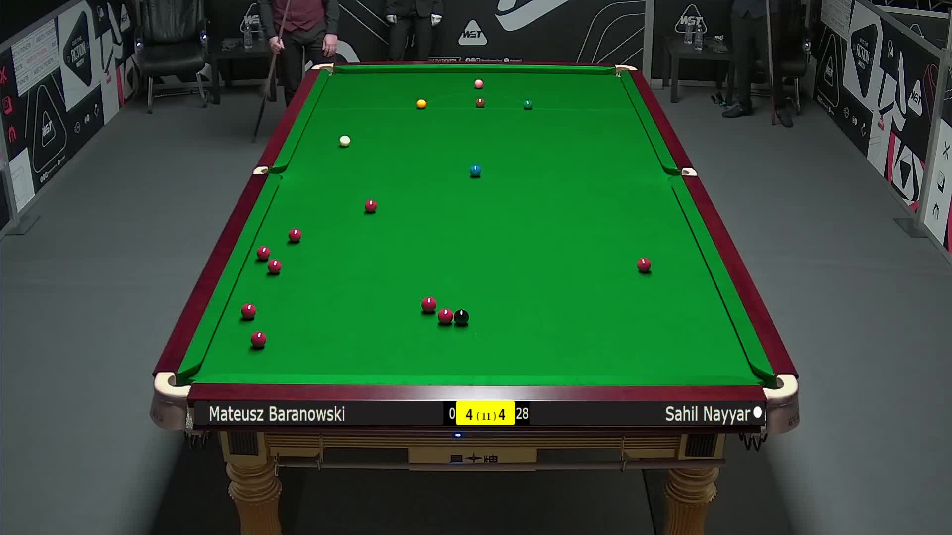 马特乌斯·巴拉诺夫斯基VS萨希尔·纳亚尔 2025斯诺克英锦赛资格赛 第九局