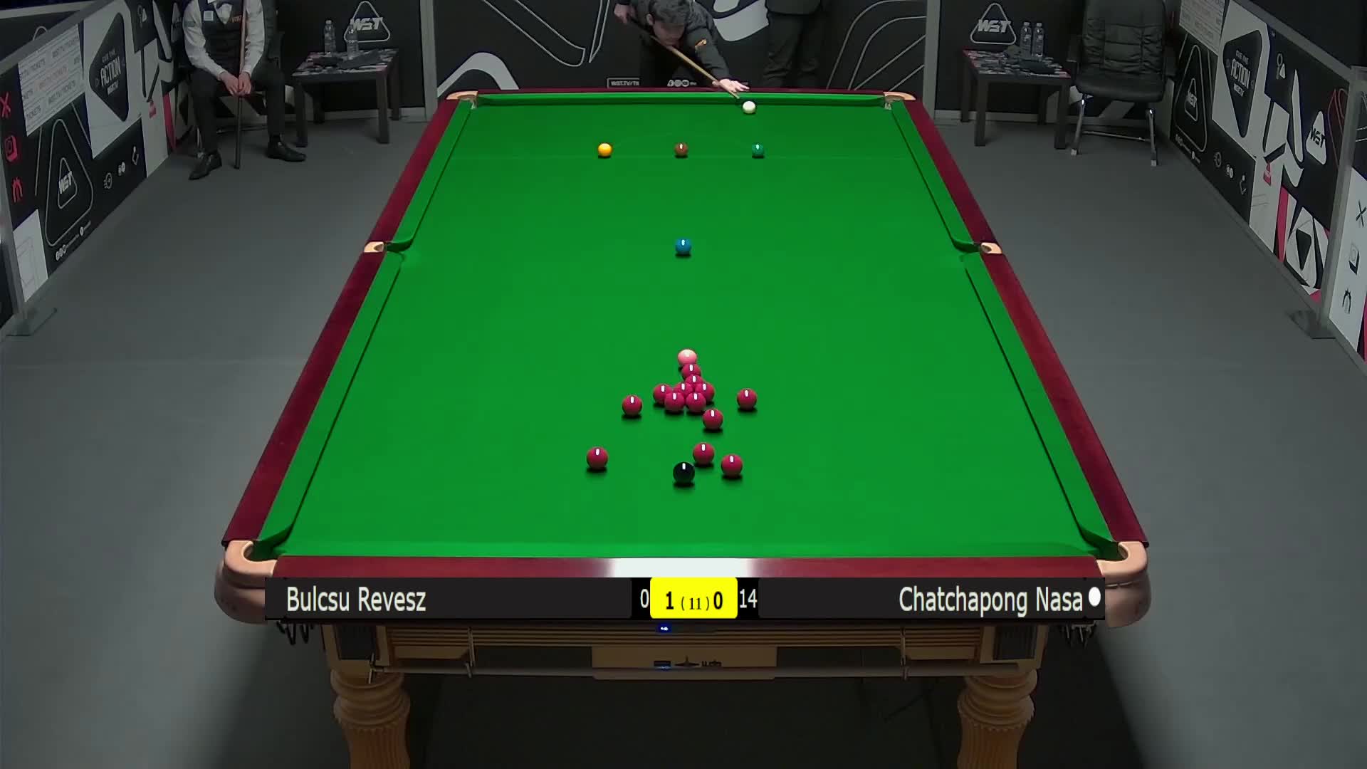 布尔丘·雷韦兹VS查察蓬·纳萨 2025斯诺克英锦赛资格赛 第二局