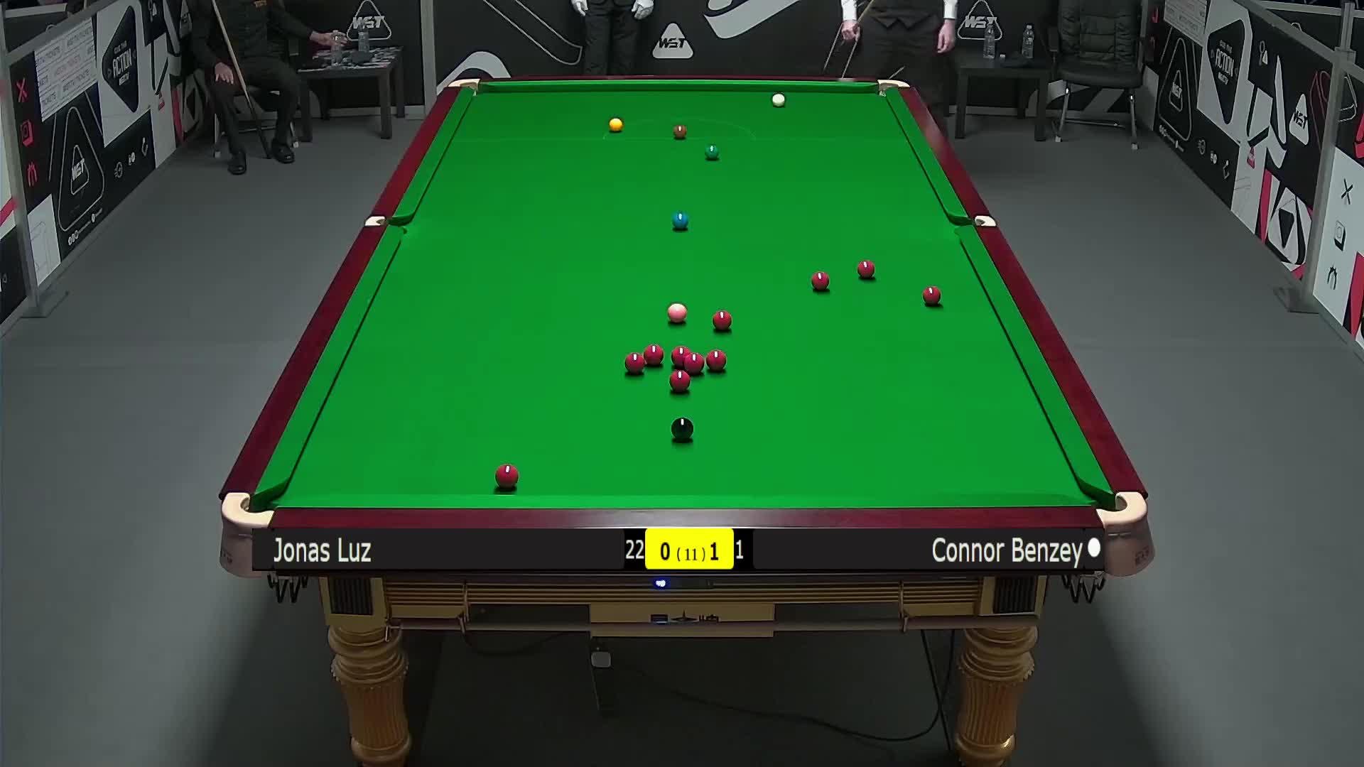 乔纳斯·鲁兹VS康纳·本泽 2025斯诺克英锦赛资格赛 第二局