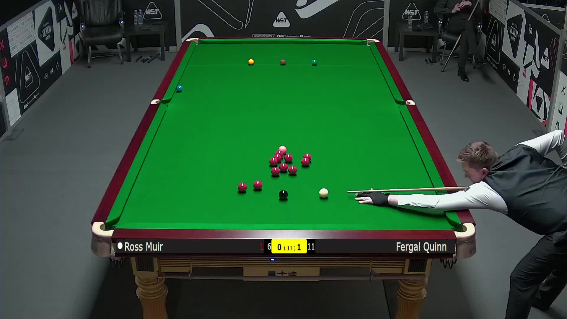 罗斯·缪尔VS弗加尔·奎因 2025斯诺克英锦赛资格赛 第二局