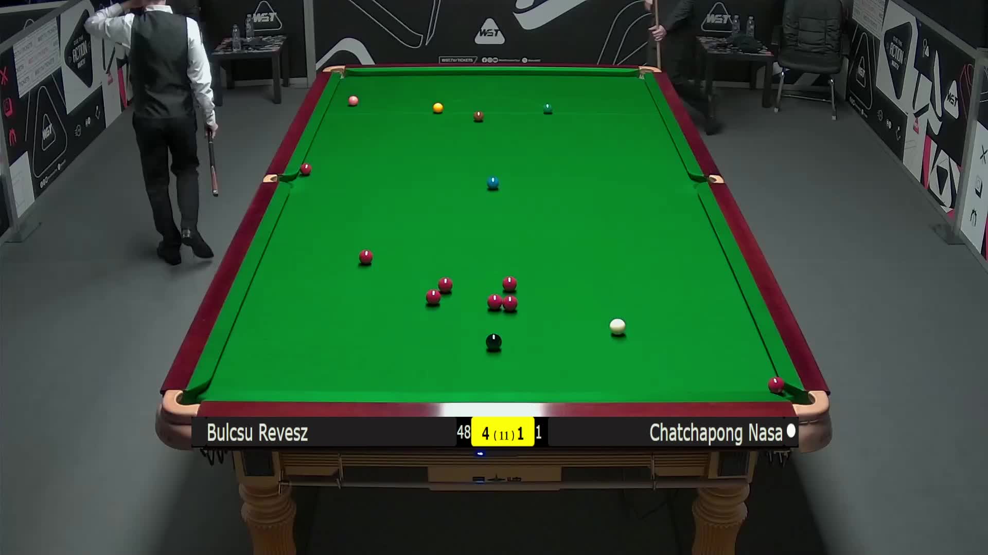 布尔丘·雷韦兹VS查察蓬·纳萨 2025斯诺克英锦赛资格赛 第六局