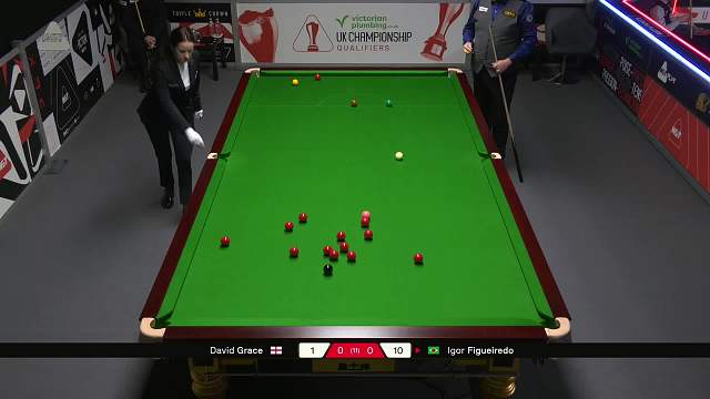 D格雷斯 vs 费格雷多 2025斯诺克英锦赛资格赛 第一局