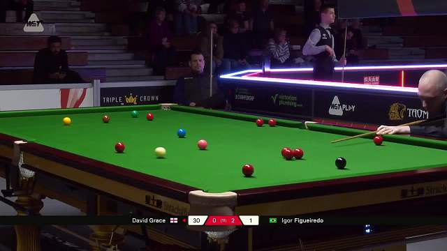 D格雷斯 vs 费格雷多 2025斯诺克英锦赛资格赛 第三局