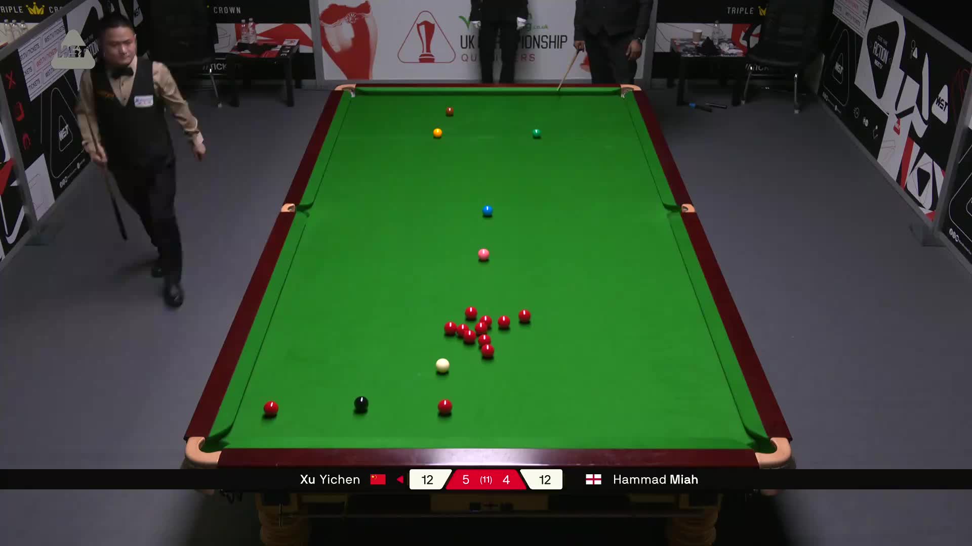 许医尘 vs H米亚赫  2025斯诺克英锦赛资格赛 第十局