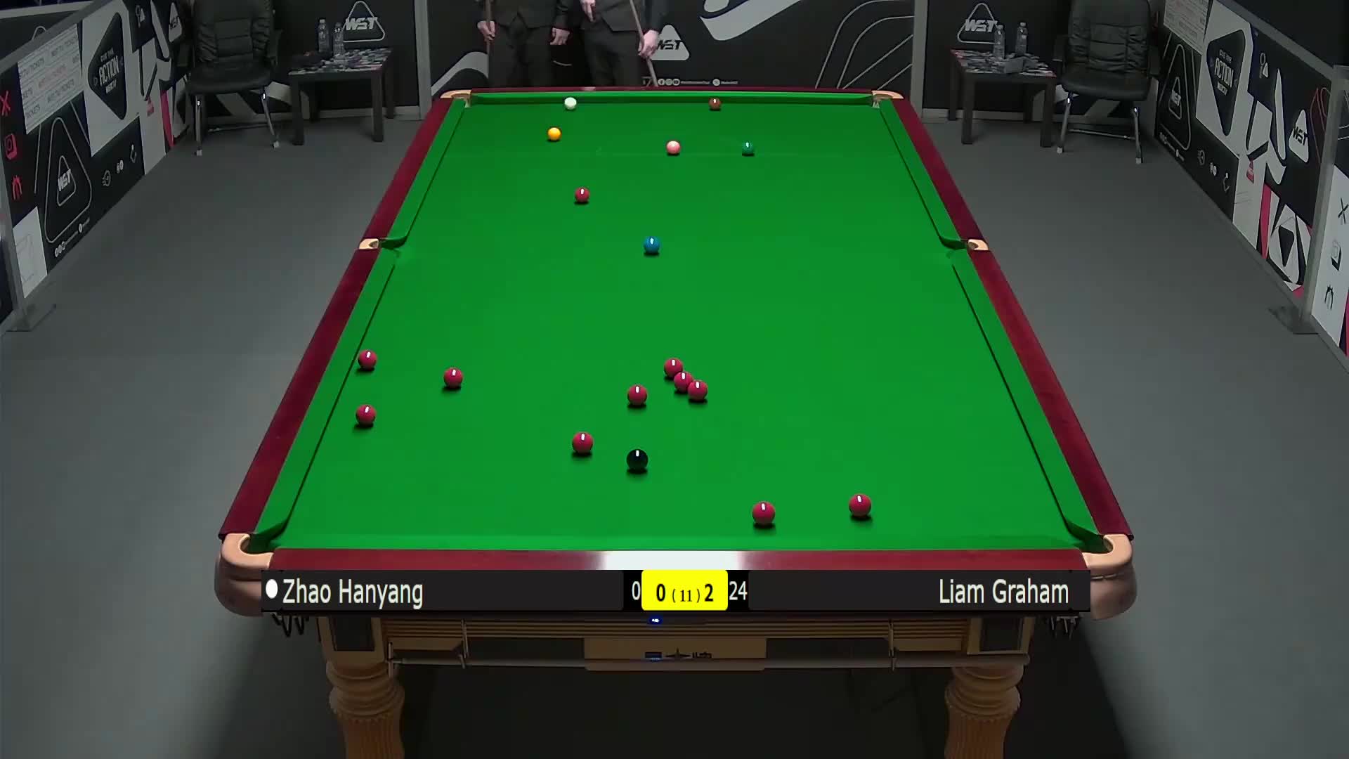 赵翰洋 vs L格雷厄姆  2025斯诺克英锦赛资格赛 第三局