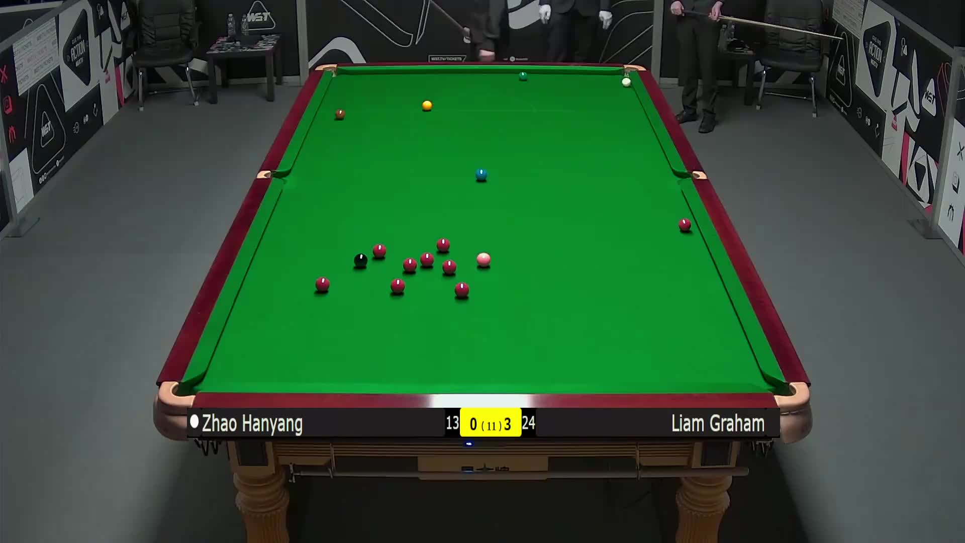 赵翰洋 vs L格雷厄姆  2025斯诺克英锦赛资格赛 第四局