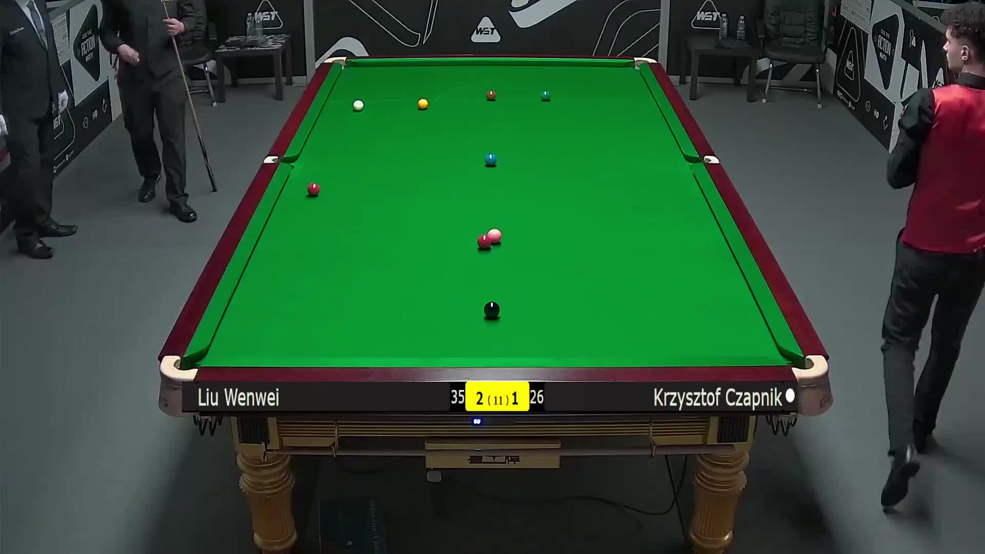 刘文炜 vs K恰普尼克 2025斯诺克英锦赛资格赛 第四局