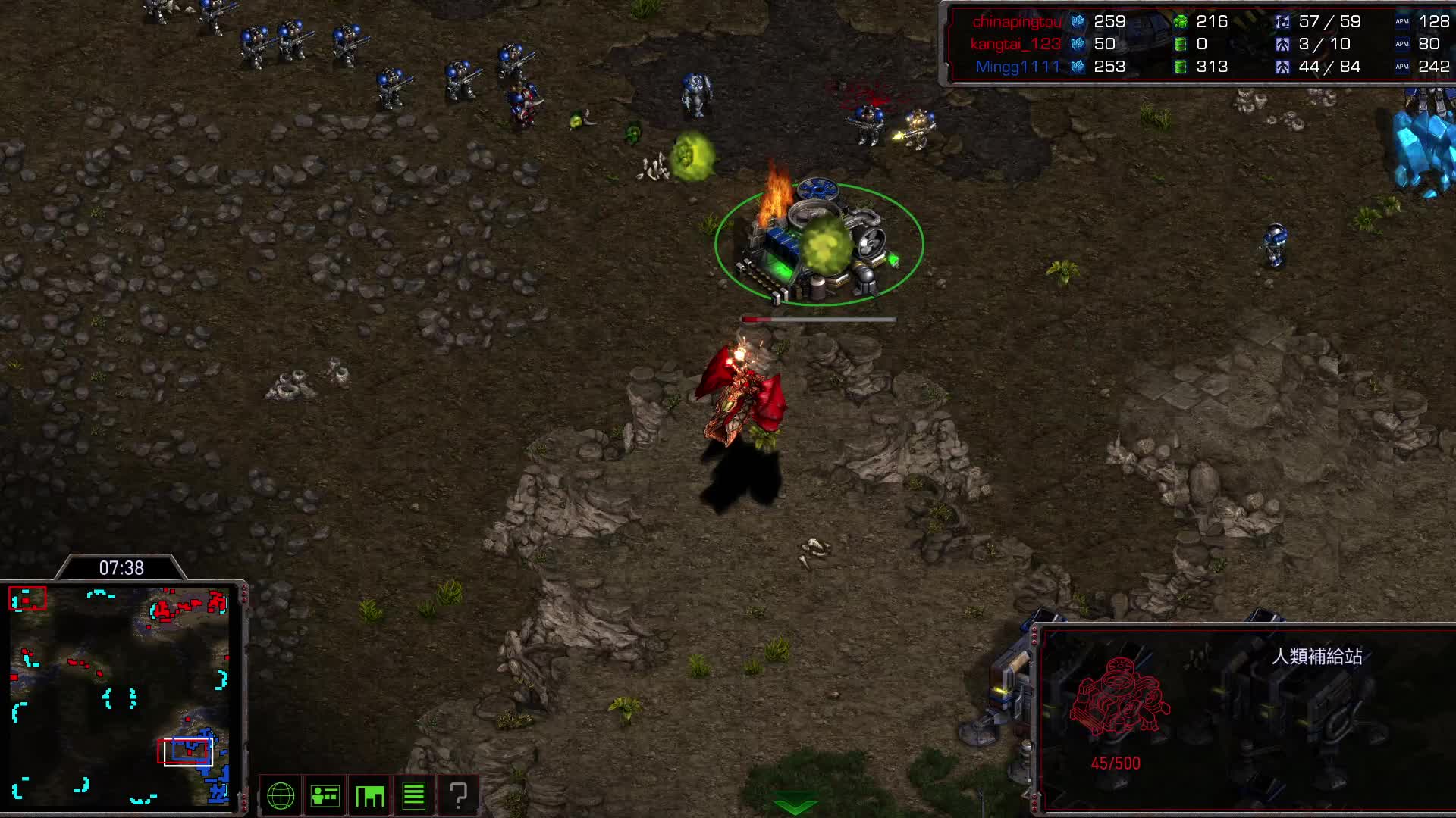 星际老男孩儿-min哥 vs 平头 tvz pvz