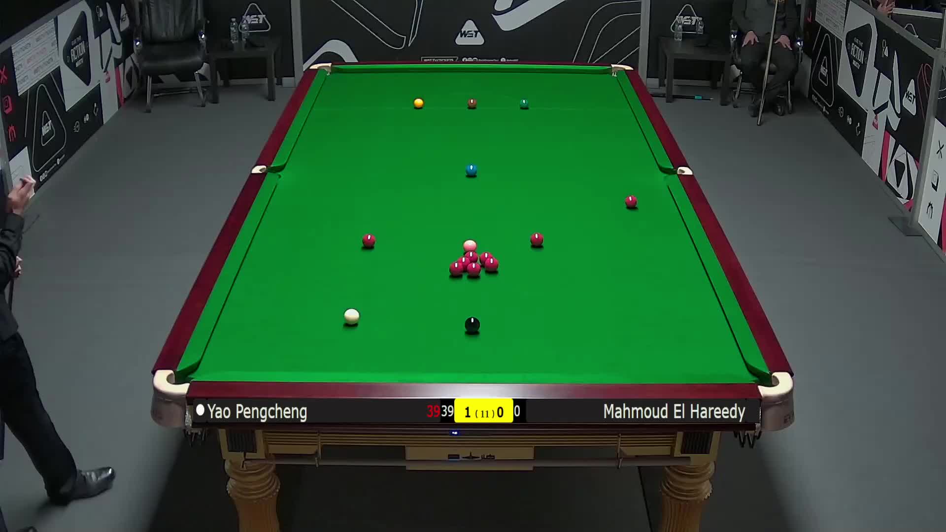 姚朋成VS马哈穆德·哈里迪 2025斯诺克英锦赛资格赛 第二局