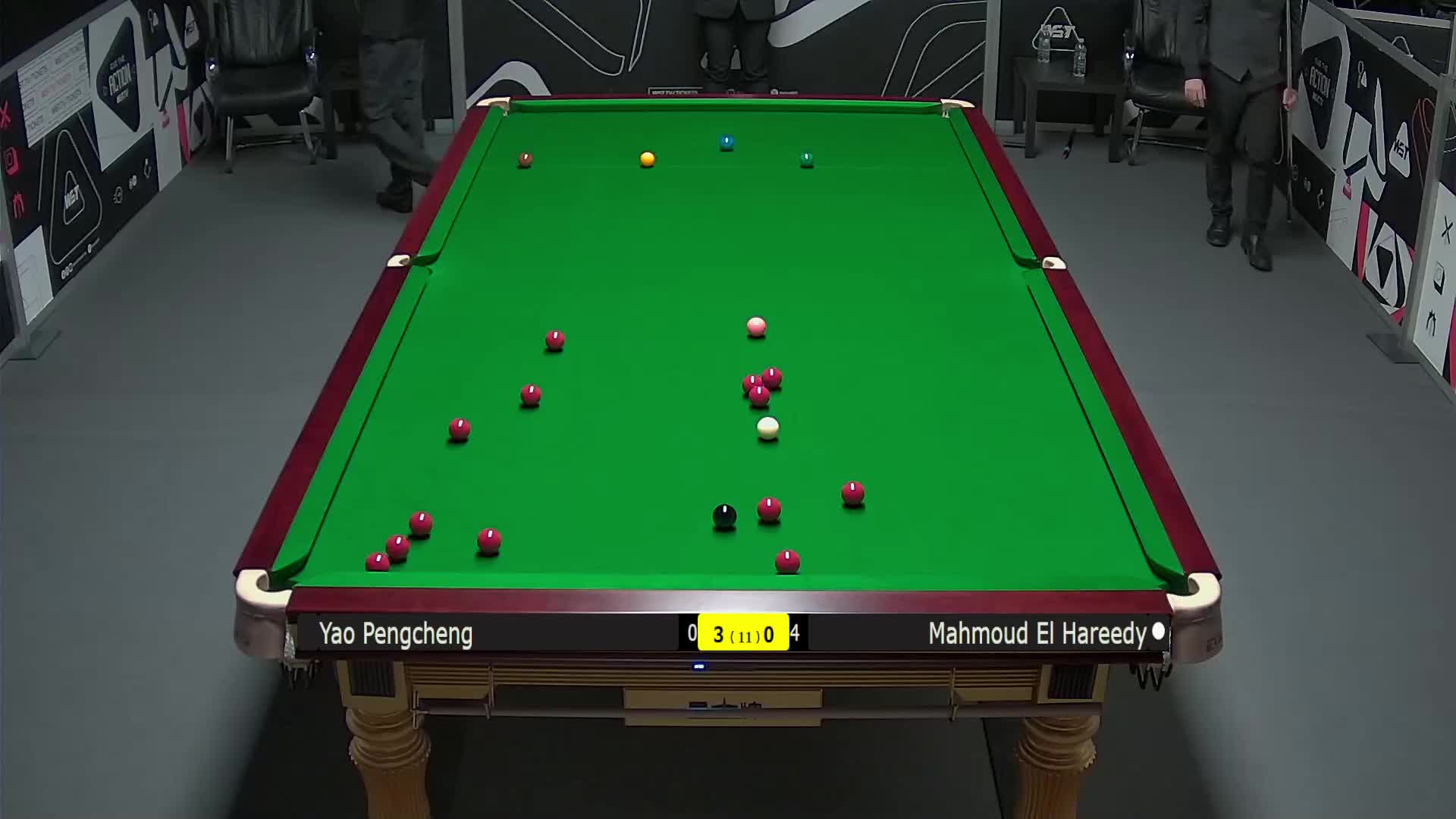 姚朋成VS马哈穆德·哈里迪 2025斯诺克英锦赛资格赛 第四局