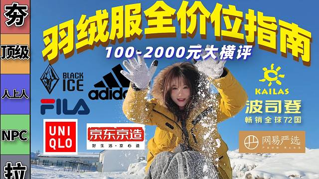 从夯到拉！盘点2025年200-2000热销羽绒服