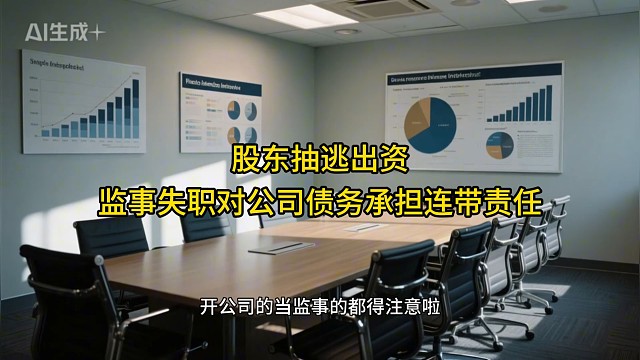 股东抽逃出资，监事失职对公司债务承担连带责任