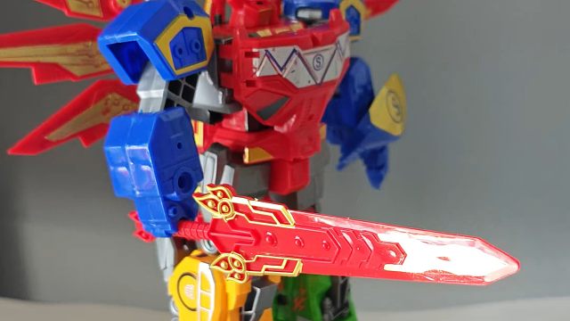 恐龙战队神兽金刚国产究极缝合怪模型 百兽金刚王