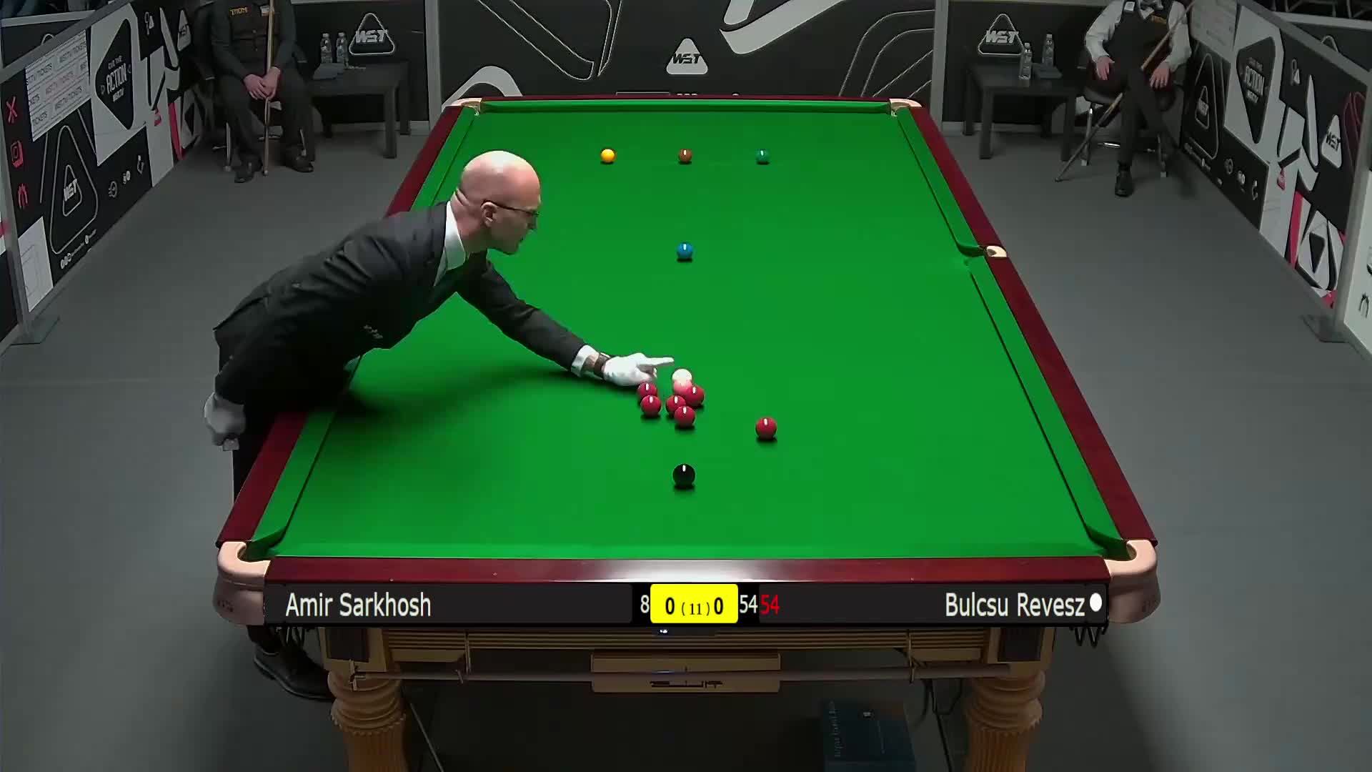 阿米尔·萨克霍什VS布尔丘·雷韦兹 2025斯诺克英锦赛资格赛 第一局