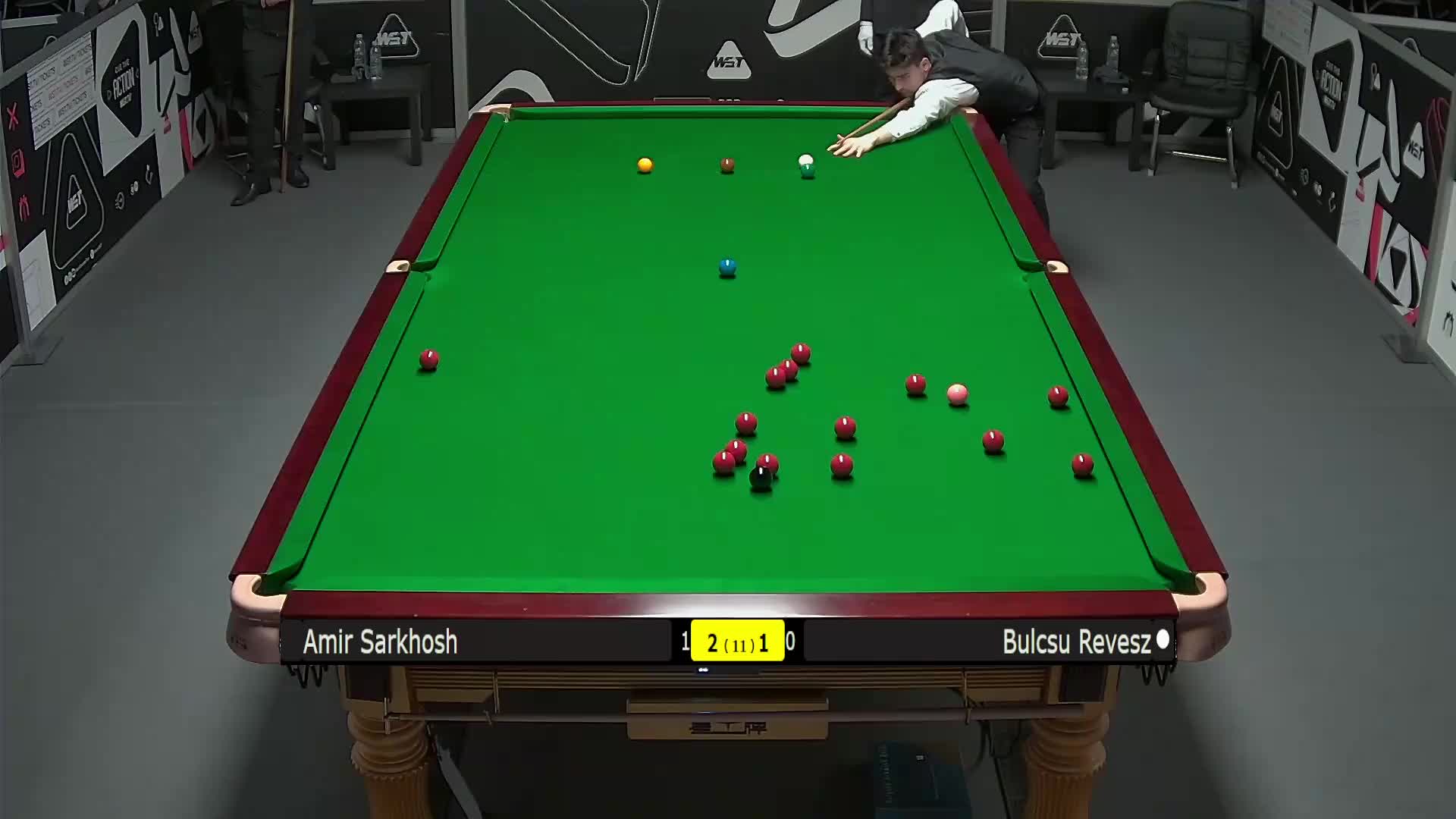 阿米尔·萨克霍什VS布尔丘·雷韦兹 2025斯诺克英锦赛资格赛 第四局
