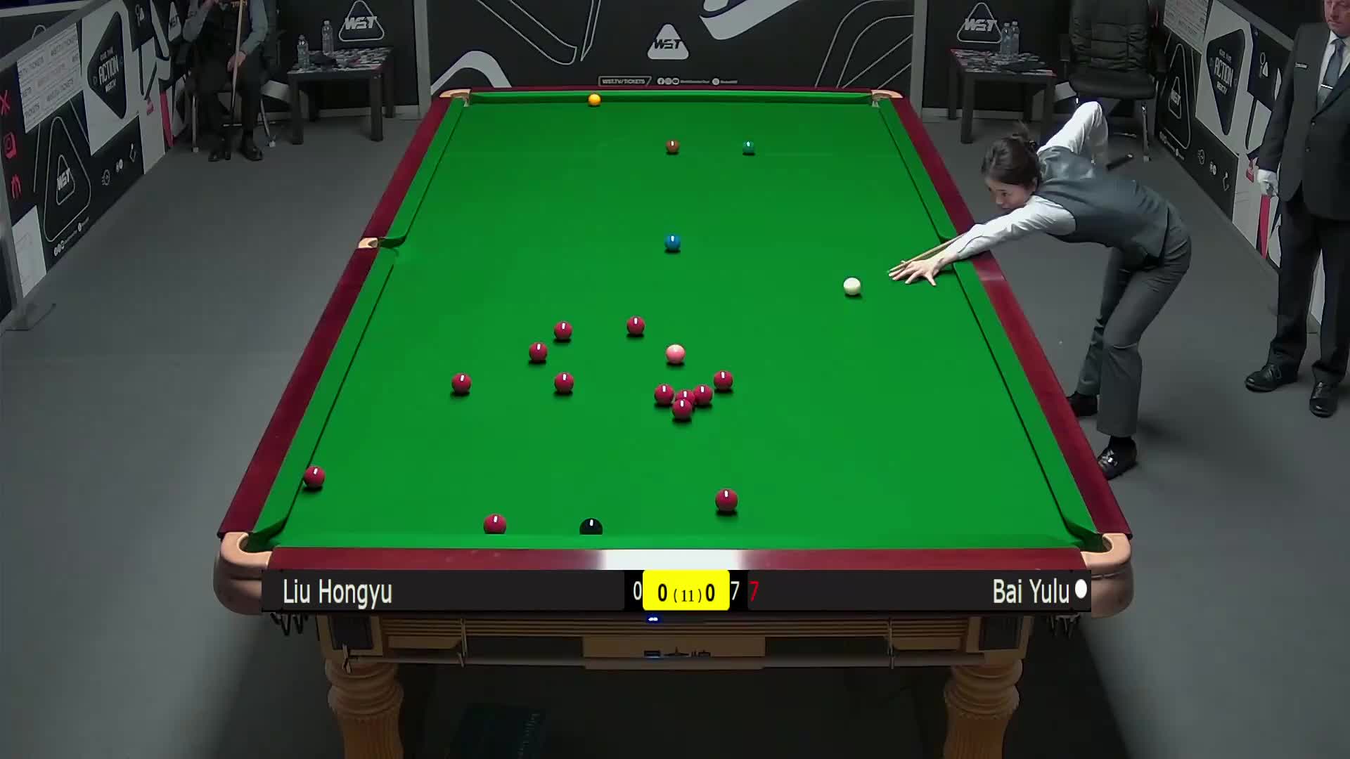 刘宏宇VS白雨露 2025斯诺克英锦赛资格赛 第一局
