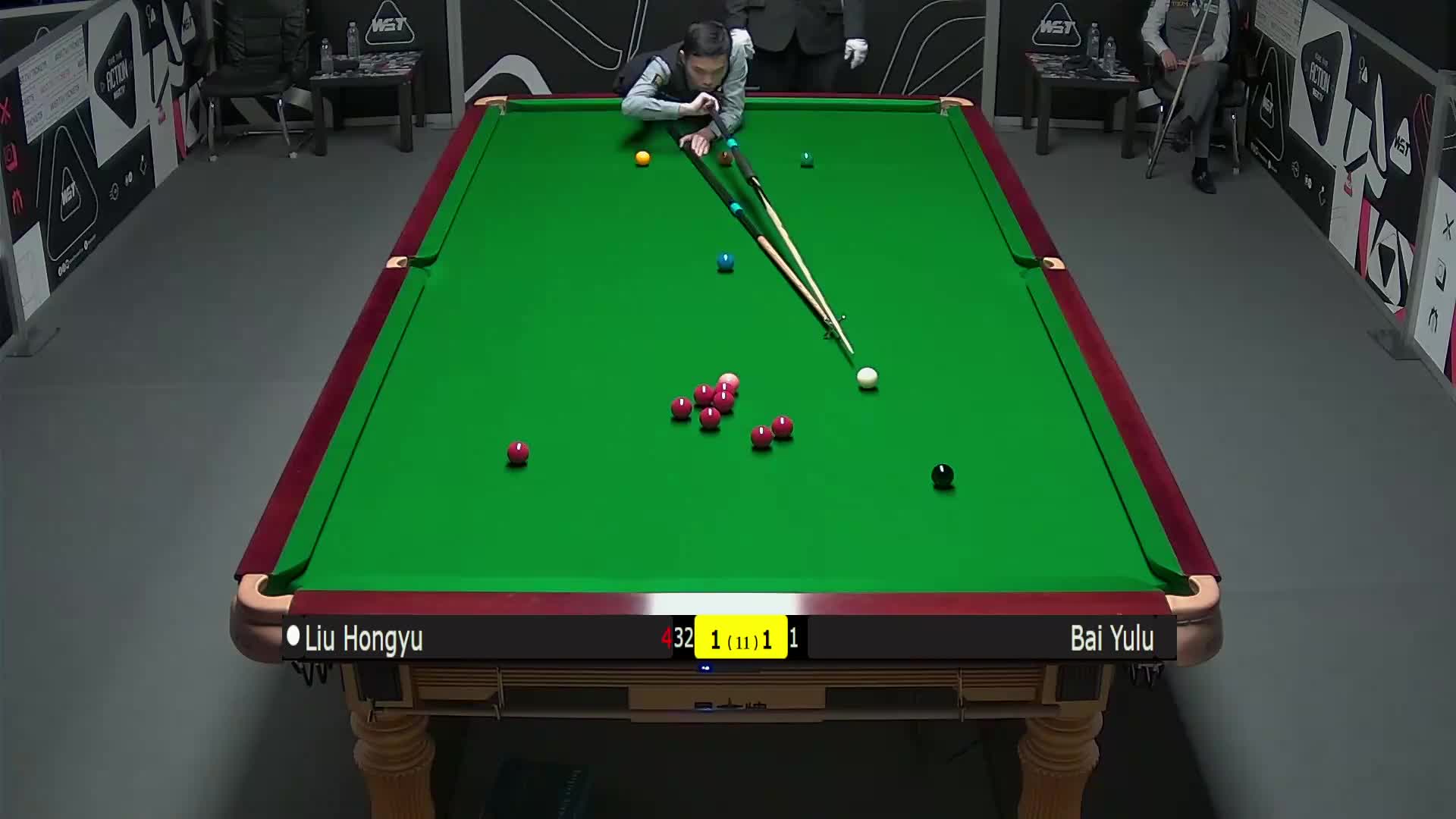 刘宏宇VS白雨露 2025斯诺克英锦赛资格赛 第三局