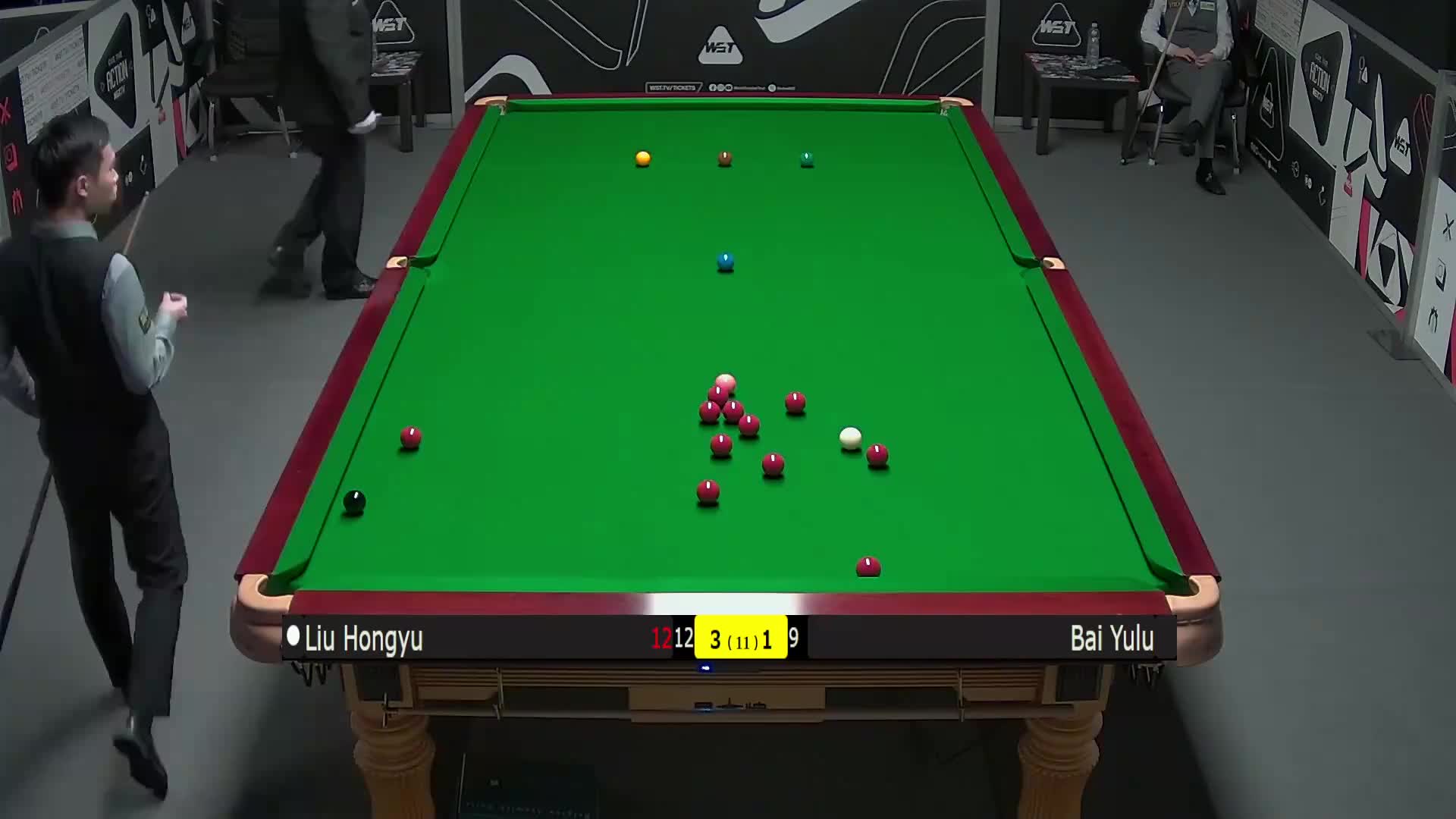 刘宏宇VS白雨露 2025斯诺克英锦赛资格赛 第五局