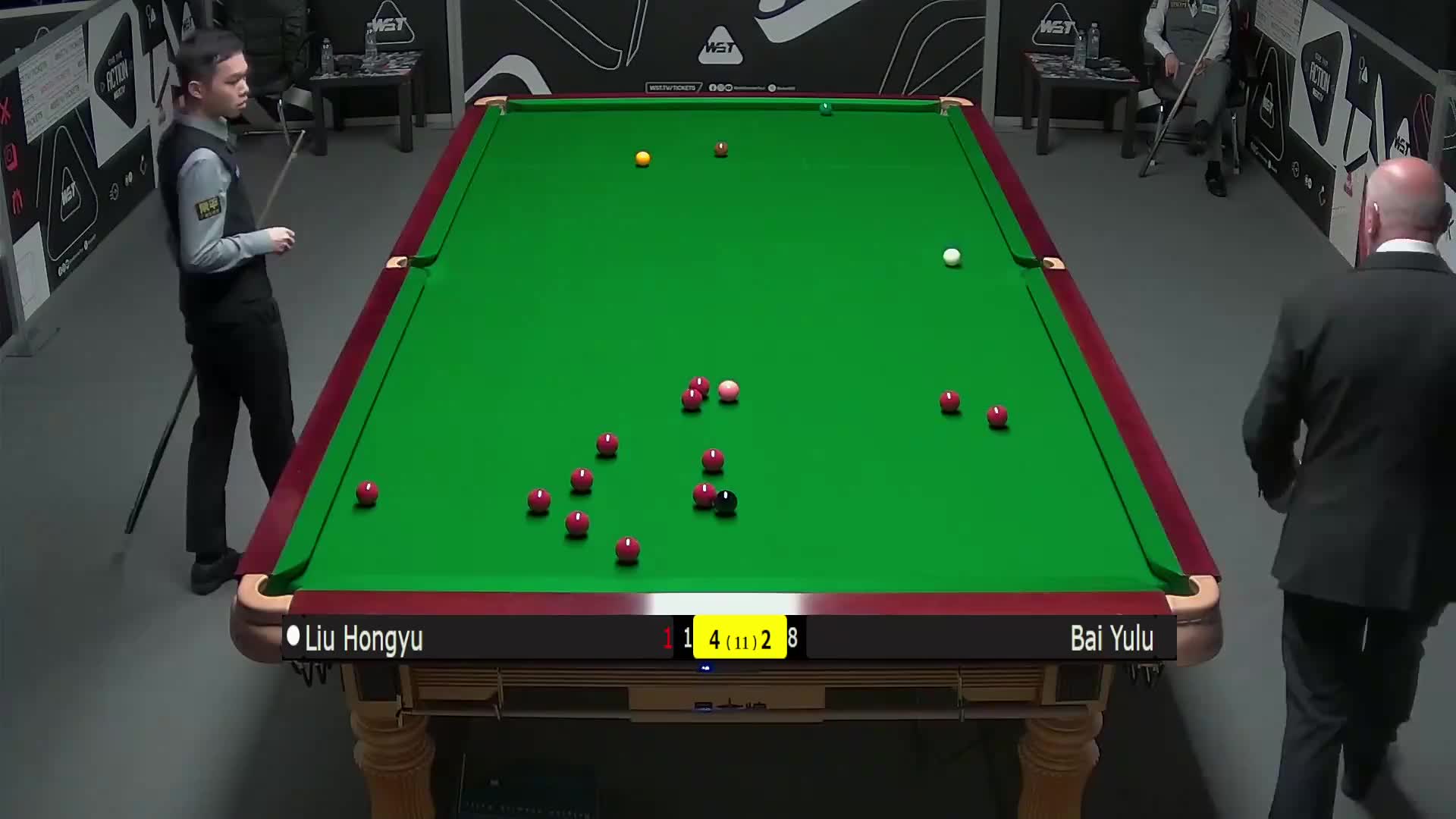 刘宏宇VS白雨露 2025斯诺克英锦赛资格赛 第七局