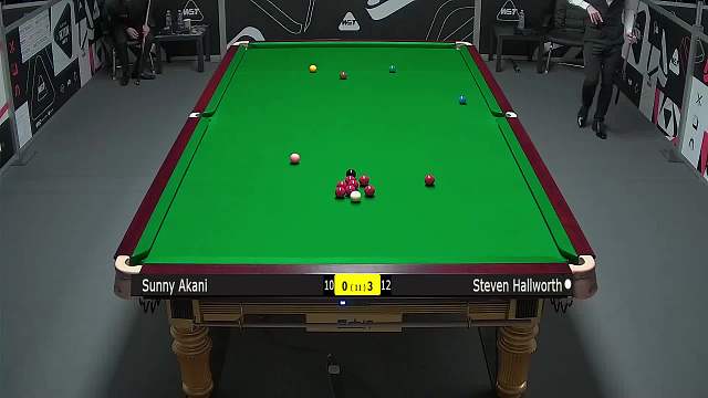 阿卡尼·宋沙瓦VS史蒂文·霍尔沃斯  2025斯诺克英锦赛资格赛 第四局