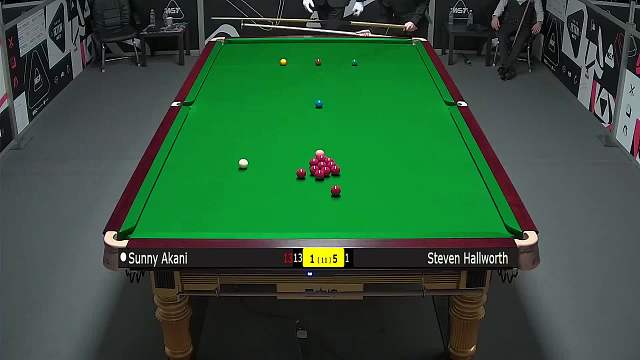 阿卡尼·宋沙瓦VS史蒂文·霍尔沃斯  2025斯诺克英锦赛资格赛 第七局