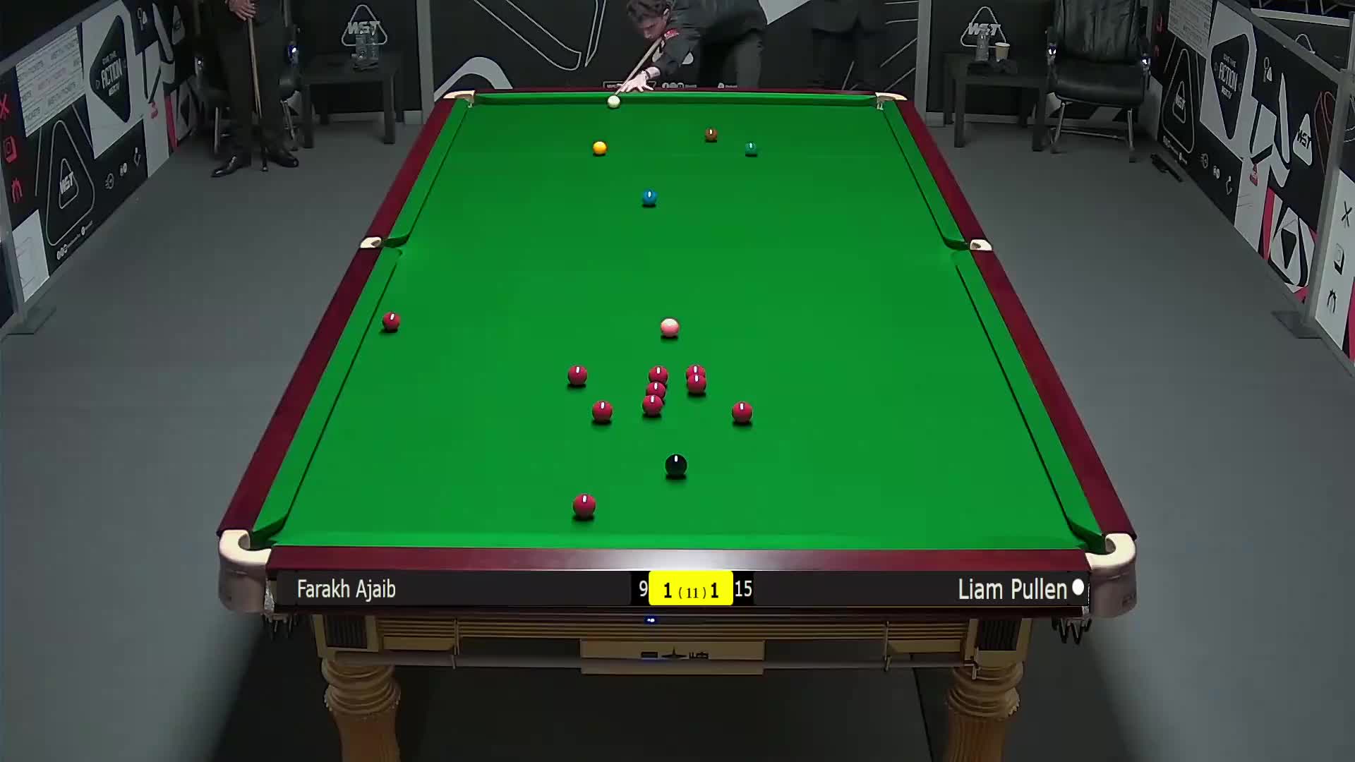 菲拉克·阿贾博VS利亚姆·普伦 2025斯诺克英锦赛资格赛 第三局