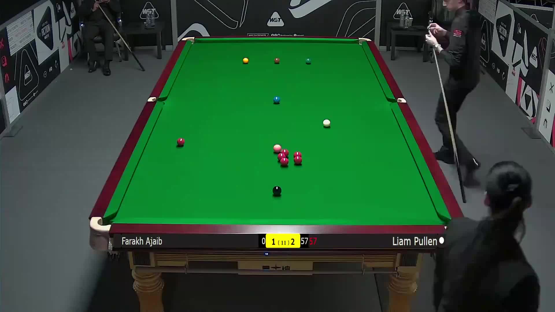 菲拉克·阿贾博VS利亚姆·普伦 2025斯诺克英锦赛资格赛 第四局