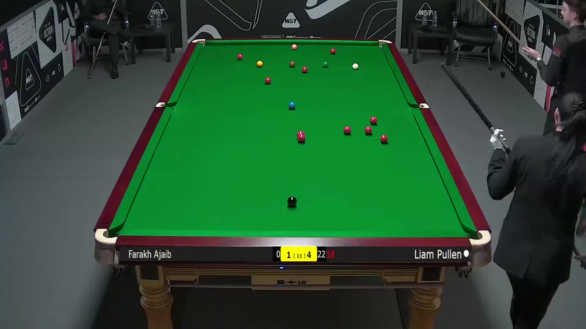 菲拉克·阿贾博VS利亚姆·普伦 2025斯诺克英锦赛资格赛 第六局