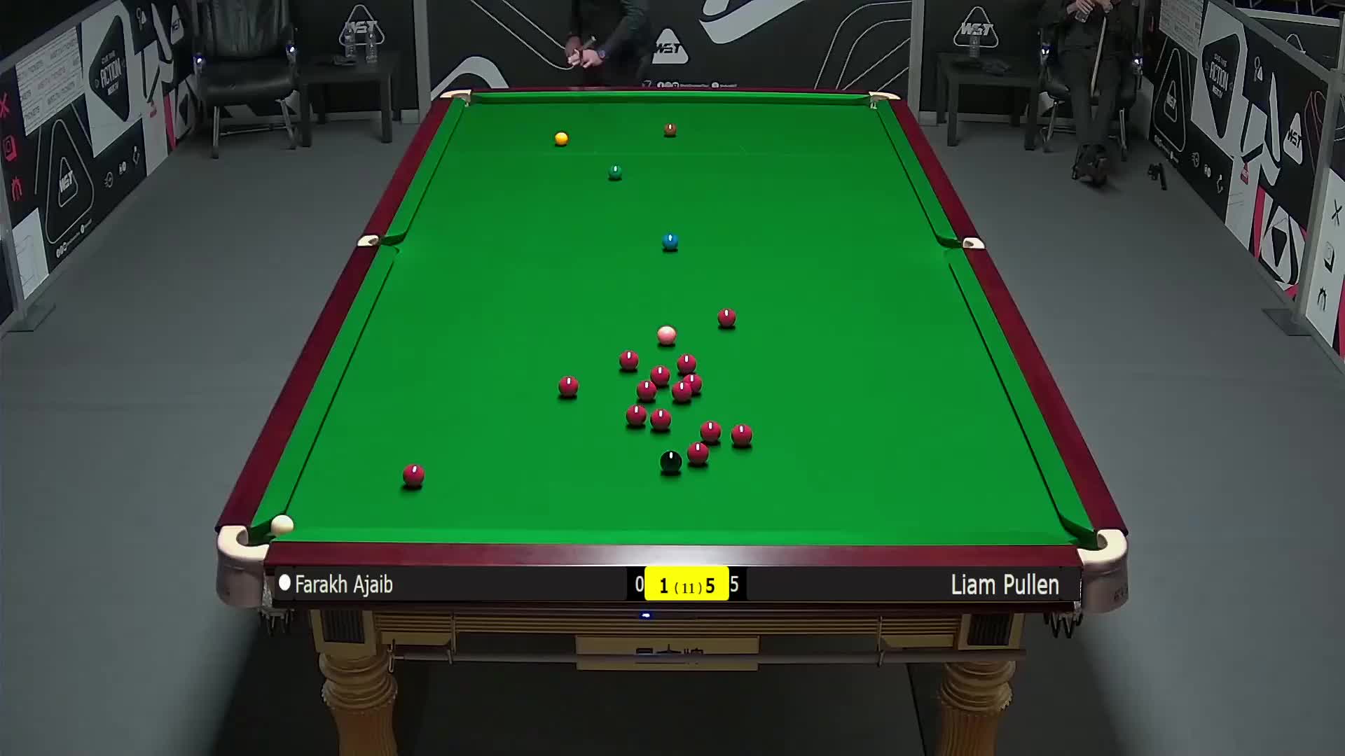 菲拉克·阿贾博VS利亚姆·普伦 2025斯诺克英锦赛资格赛 第七局