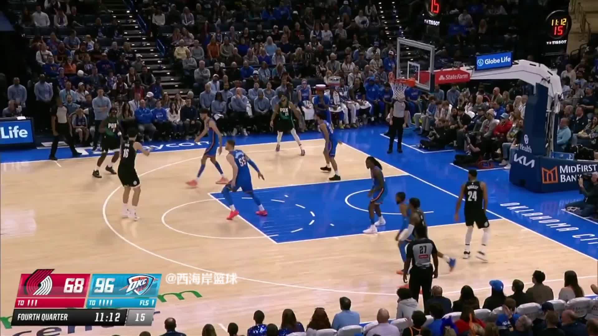 生涯首个三分！瀚森全场拿到8分4篮板3助攻