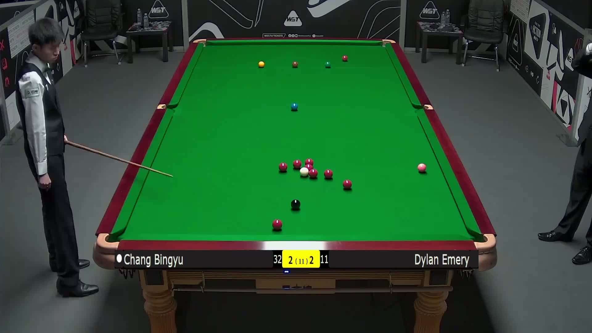 常冰玉VS迪伦·埃默里 2025斯诺克英锦赛资格赛 第五局